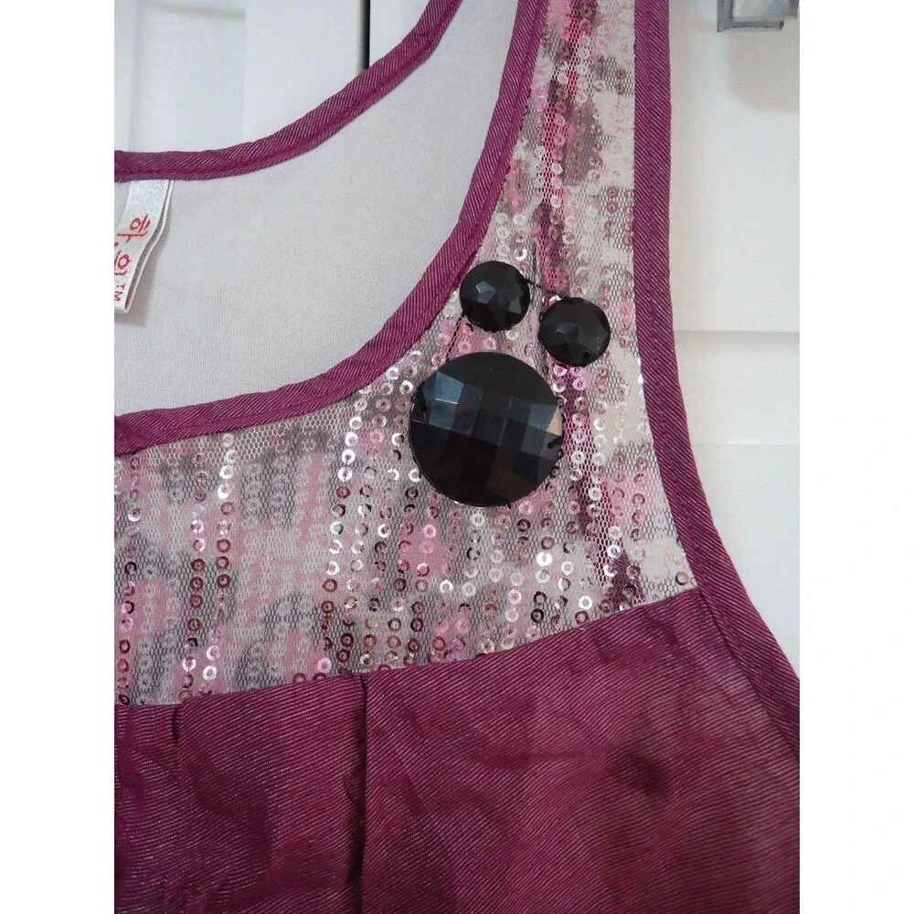 Sweet Layered Ruffle Leopard Print Dress Girl Size XL